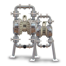 Druckluftmembranpumpe aus Edelstahl